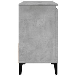 Berkfield Home Sink Cabinet Concrete Grey 65x33x60 cm Engineered Wood - Size: 65 x 33 x 60 cm - thumbnail 6