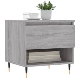 Berkfield Home Coffee Tables 2 pcs Grey Sonoma 50x46x50 cm Engineered Wood - Size: 50 x 46 x 50 cm - thumbnail 3