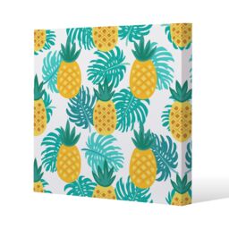 Benjamin Tate Design Pineapples (Canvas Print) / 77 x 77 x 4cm in Natural - Size: 77 x 77 x 4 cm - thumbnail 1