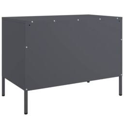 Berkfield Home TV Cabinets 2 pcs Anthracite 68x39x50.5 cm Steel in Dark Grey - thumbnail 9