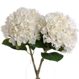 Love Lace Oversized White Hydrangea Artificial Flower - thumbnail 3