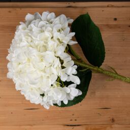 Love Lace Oversized White Hydrangea Artificial Flower - thumbnail 2