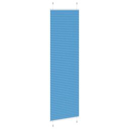 Berkfield Home Pleated Blind Blue 65x200 cm Fabric Width 64.4 cm Polyester - thumbnail 4