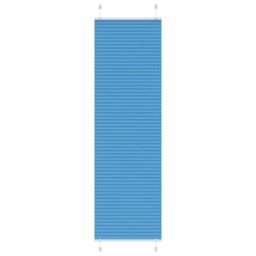 Berkfield Home Pleated Blind Blue 65x200 cm Fabric Width 64.4 cm Polyester