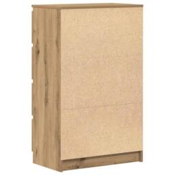 Berkfield Home Sideboard Artisan Oak 60x35x98.5 cm Engineered Wood in Brown - thumbnail 8
