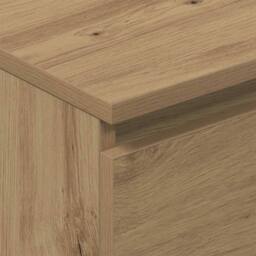Berkfield Home Sideboard Artisan Oak 60x35x98.5 cm Engineered Wood in Brown - thumbnail 9