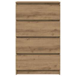 Berkfield Home Sideboard Artisan Oak 60x35x98.5 cm Engineered Wood in Brown - thumbnail 6