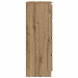 Berkfield Home Sideboard Artisan Oak 60x35x98.5 cm Engineered Wood in Brown - thumbnail 7