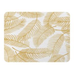 Benjamin Tate Design Golden Leaves Blanket in Natural - Size: 120 cm x 150 cm - thumbnail 1