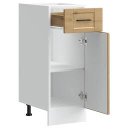 Berkfield Home Kitchen Base Cabinet¬†Porto Artisan Oak Engineered Wood in Brown - thumbnail 5