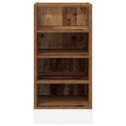Berkfield Home Bottom Cabinet Old Wood 40x44.5x81.5 cm Engineered Wood in Brown - thumbnail 4