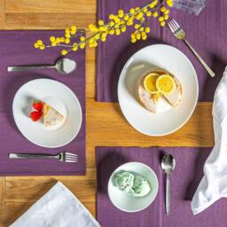 Bormioli Rocco 18 Piece Prometeo Glass Dinner Set - White - thumbnail 6
