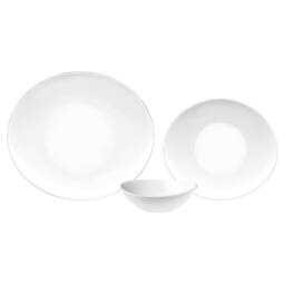 Bormioli Rocco 18 Piece Prometeo Glass Dinner Set - White - thumbnail 1