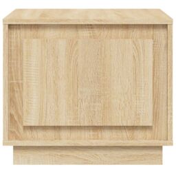 Berkfield Home Coffee Table Sonoma Oak 51x50x44 cm Engineered Wood in Brown - Size: 51 x 50 x 44 cm - thumbnail 5