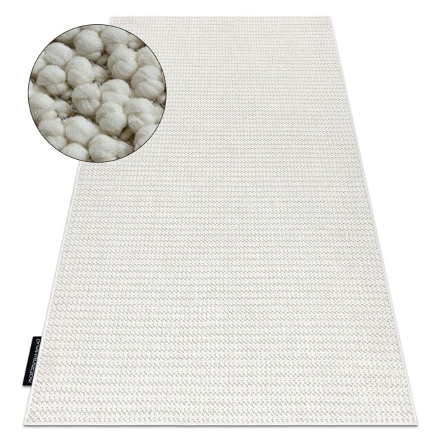 RugsX Casablanca Loop Rug in White - Size: 300 cm x 300 cm - image 1