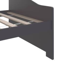 Berkfield Home 3-Seater Day Bed Dark Grey Solid Pinewood 90x200 cm - thumbnail 7