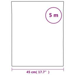 Berkfield Home Decorative Window Film Frosted Flowers Pattern 45x500 cm PVC in White - thumbnail 8