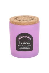KDMD Lammas Cinnamon & Orange Wheel of the Year Candle -, 35hr Burn in Purple - thumbnail 2