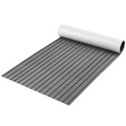 Costway Boat Flooring EVA Foam Decking Non-Slip & Self-Adhesive Decking Sheet in Grey - Size: 100 cm x 240 cm - thumbnail 1