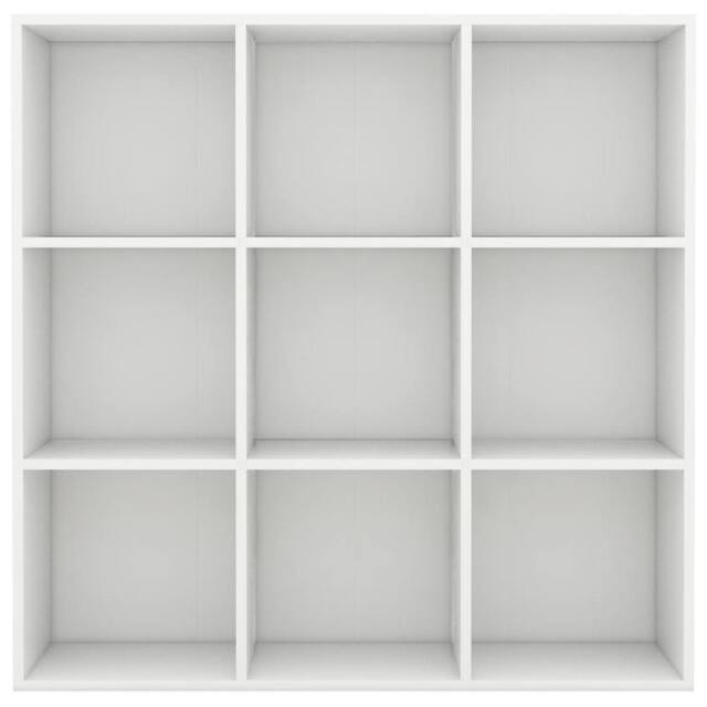 Berkfield Home Classic Book Cabinet White 98x30x98 cm Engineered Wood - Size: 98 x 30 x 98 cm - image 1