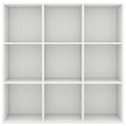Berkfield Home Classic Book Cabinet White 98x30x98 cm Engineered Wood - Size: 98 x 30 x 98 cm - thumbnail 1