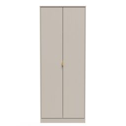 Ready Assembled 2 U Bexley 2 Door Wardrobe (Ready Assembled) in Taupe - thumbnail 1