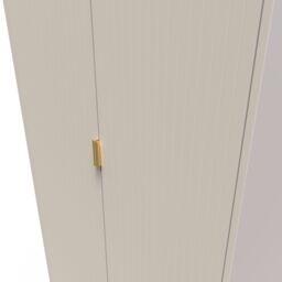 Ready Assembled 2 U Bexley 2 Door Wardrobe (Ready Assembled) in Taupe - thumbnail 4