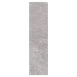 Berkfield Home Shoe Cabinet with Mirror 2-Layer Concrete Grey 63x17x67 cm - Size: 63 x 17 x 67 cm - thumbnail 6