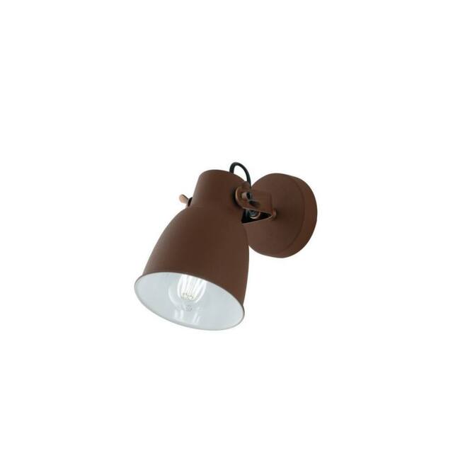Netlighting Legend Wall Reading Task Light Corten Copper White E27 in Brown