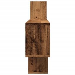Berkfield Home Wall Shelf Old Wood 167.5x18x68 cm Engineered Wood in Brown - thumbnail 5