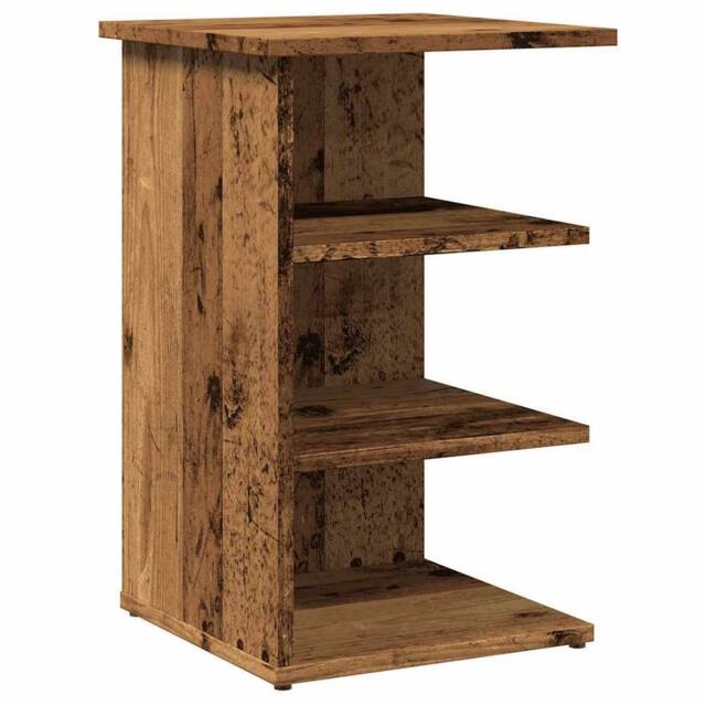 Berkfield Home Sideboard Old Wood 35x35x55 cm Engineered Wood in Brown - Size: 35 x 35 x 55 cm - image 1