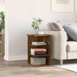 Berkfield Home Sideboard Old Wood 35x35x55 cm Engineered Wood in Brown - Size: 35 x 35 x 55 cm - thumbnail 3