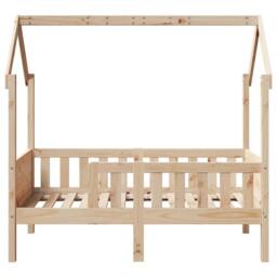 Berkfield Home Kids' House Bed Frame without Mattress 80x160 cm Pine in Light Tan - thumbnail 4
