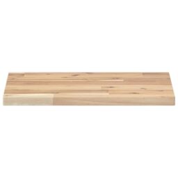 Berkfield Home Floating Shelves 2 pcs 40x30x2 cm Untreated Solid Wood Acacia in Brown - Size: 40 x 30 x 2 cm - thumbnail 4