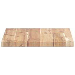 Berkfield Home Floating Shelves 2 pcs 40x30x2 cm Untreated Solid Wood Acacia in Brown - Size: 40 x 30 x 2 cm - thumbnail 5