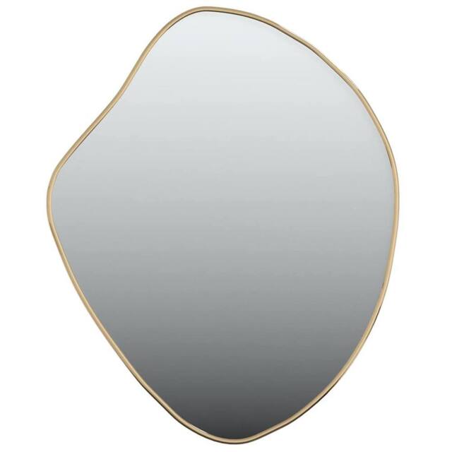 Berkfield Home Wall Mirror Gold 60x50 cm - image 1