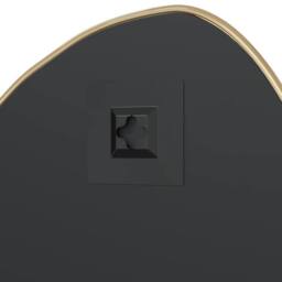 Berkfield Home Wall Mirror Gold 60x50 cm - thumbnail 5
