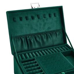 SPETLEK 3 Layer Large Jewelry Box in Green - thumbnail 5