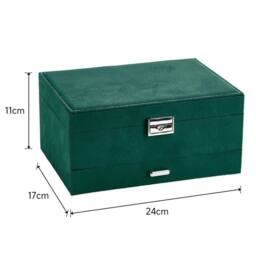 SPETLEK 3 Layer Large Jewelry Box in Green - thumbnail 2