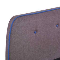 Berkfield Home Bed Frame Taupe Fabric 150x200 cm King Size - thumbnail 6