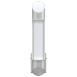 Berkfield Home Outdoor Wall Light Silver Stainless Steel - thumbnail 4