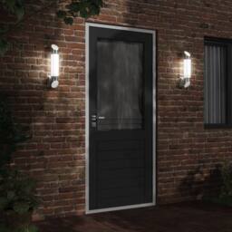 Berkfield Home Outdoor Wall Light Silver Stainless Steel - thumbnail 3