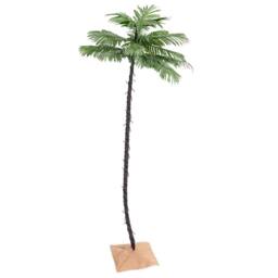 Berkfield Home LED Palm Tree Warm White 136 LEDs 220 cm in Green - thumbnail 2