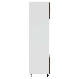 Berkfield Home Oven Cabinets 2 pcs Kalmar Brown Oak Engineered Wood - thumbnail 6