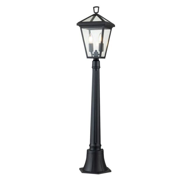 Netlighting Hinkley Alford Place Outdoor Bollard Museum Black IP44 - image 1