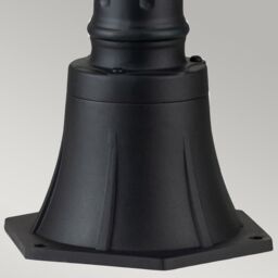 Netlighting Hinkley Alford Place Outdoor Bollard Museum Black IP44 - thumbnail 3