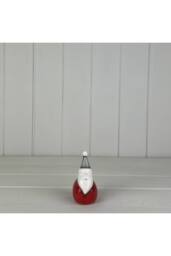 KDMD Small Ceramic Santa with Red Body Grey Hat - thumbnail 2