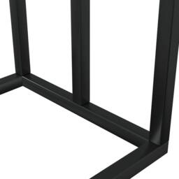 Berkfield Home Freestanding Towel Rack Black 48x24x79 cm Iron - Size: 48 x 24 x 79 cm - thumbnail 6
