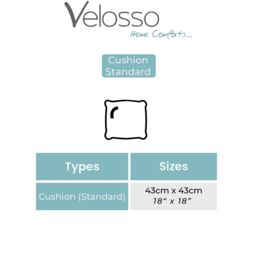Velosso Snowman Snowflakes Filled Christmas Cushion - Size: 43 cm x 43 cm - thumbnail 2