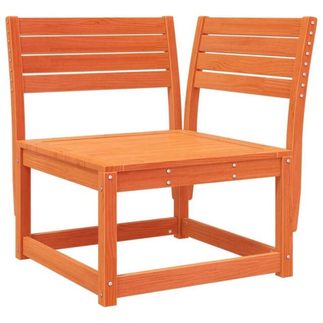 Berkfield Home Garden Sofa Corner Wax Brown 73x73x78 cm Solid Wood Pine - Size: 73 x 73 x 78 cm - image 1